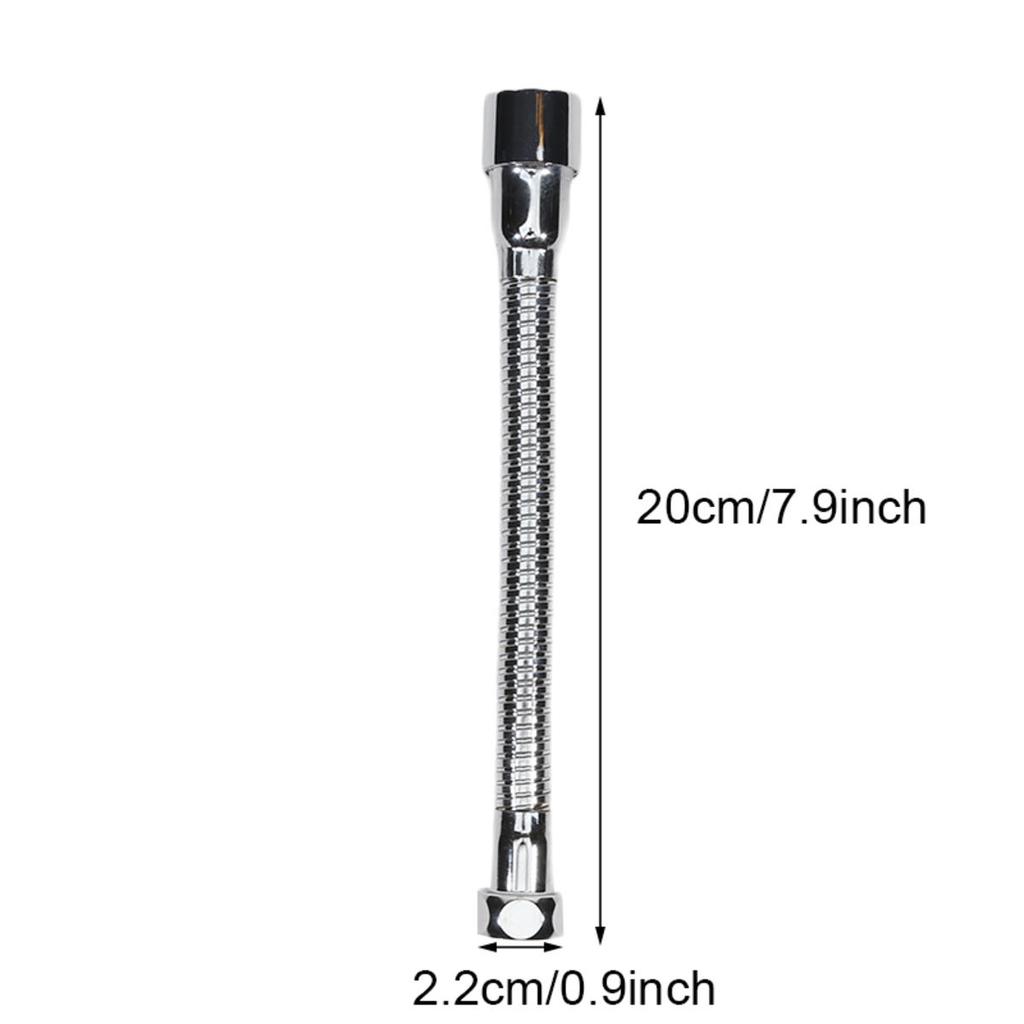Kitchen Faucet Bubbler Nozzle Extension Tube Water Tap Bathroom Hose Home Water Spray Filter Nozzle Extension Kitchen Accessories