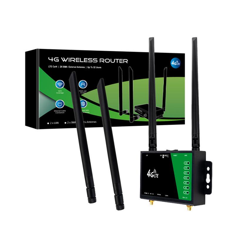 4G Wireless Router with SIM Card Slot and Enhanced Outdoor Antenna