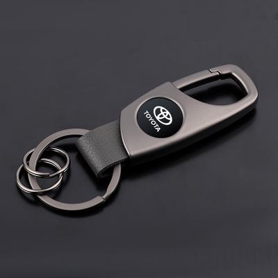 Car Logo KeyChain Keyring Key Holder for Corolla Prius Land Cruiser Rav4 Yaris Hilux CHR Camry Highlander Prado Accessory