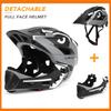 New Kids Detachable Full Face Helmet for BMX Bike Skateboarding Roller Skating Adjustable Impact-Resistant Sports Safety Gear