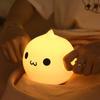 LED Night Light Wireles Touch Sensor 7 Colors Battery Waterdrop Silicone Bedroom Lamp Soft Toy  For Children Baby Christmas Gift