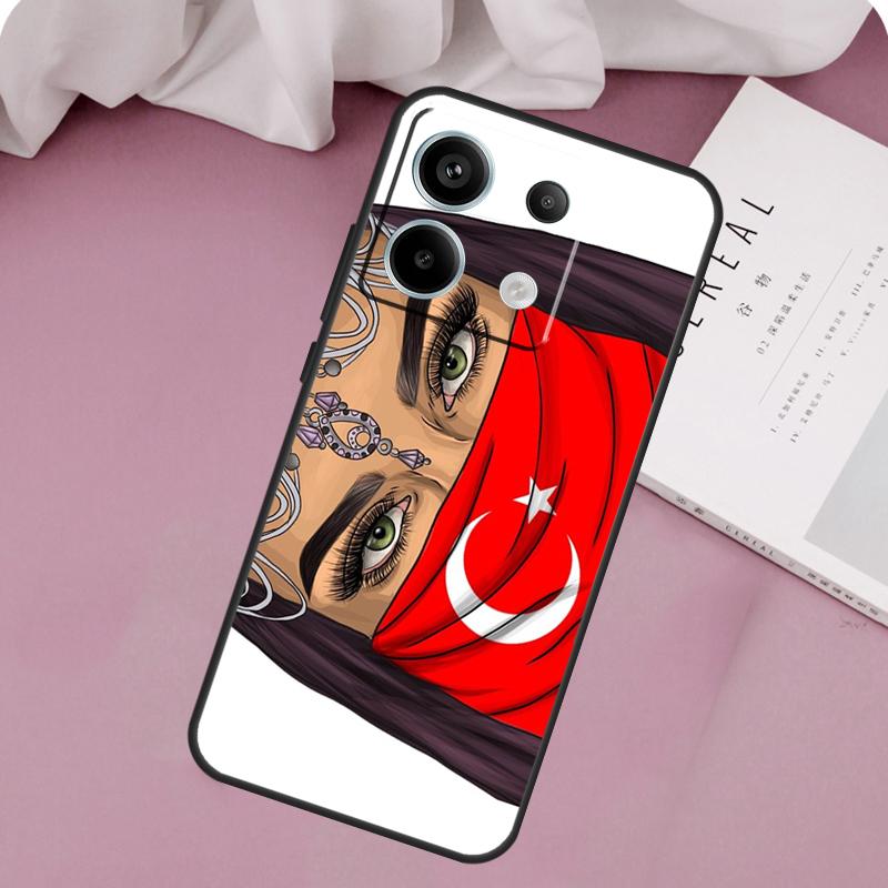 Türkei Türkische Flagge Hülle Für Xiaomi Redmi Note 14 Pro 13 12 11 10 9 11S 12S Redmi 15 14C 10C 12C 13C 15C Abdeckung