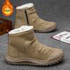 Winter Velvet High-top Martin Boots Men's Tooling Shoes Versatile Thickened Warm Cotton Shoes Non-slip Labor Insurance Shoes Men