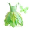 Dressy Daisy Toddler Girls' Tinker Bell Costume, Cosplay Dress Set with Wings, Green, Size 140, Ages 12 and Up, Perfect for Princess and Fairy Hallowe