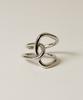 Novice Tokyo Big Cross Ring / Silver
