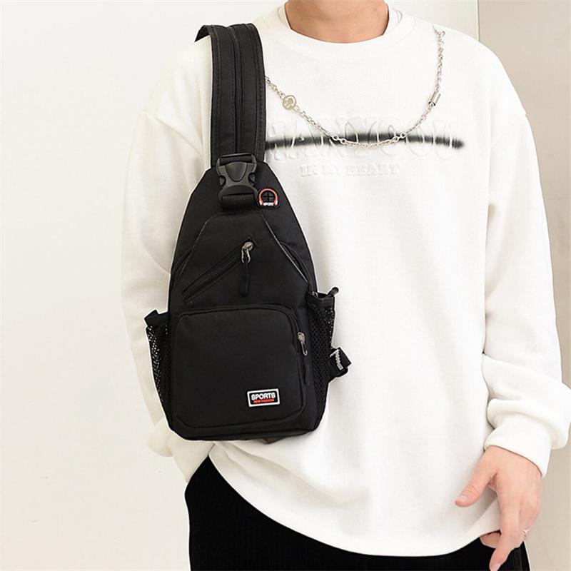 Multifunktionale Brusttasche mit Kopfhörerloch Rucksack für Damen Sling Messenger Reise Hüft Crossbody Tasche Mädchen Rucksack