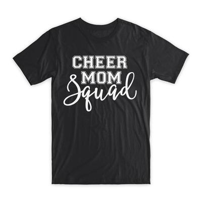 Cheer Mom Squad T Shirt Premium Soft Cotton Crew Neck Funny Novelty NEW