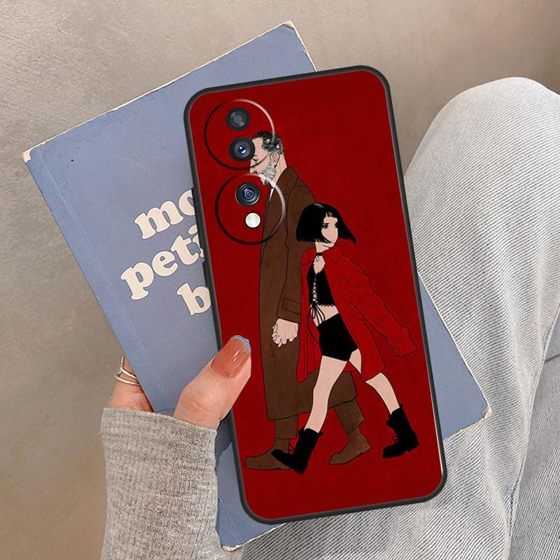 Retro Leon The Professional Case For Honor Magic 8 7 6 5 Pro Cover For Honor 400 200 X9c X9b X9a X8a X8b 50 70 90 Lite