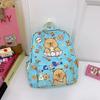 Cute School Childrens Bag With Cartoon Capybara Print For School Use Daily