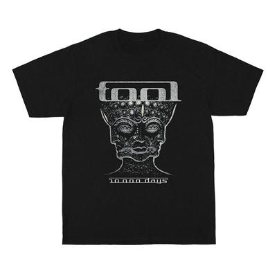 Tool 10000 Tage in Europa und Die Progressive Alternative Rock Band Kurzärmelige Baumwoll-T-Shirts mit Aufdruck, Männer und Frauen