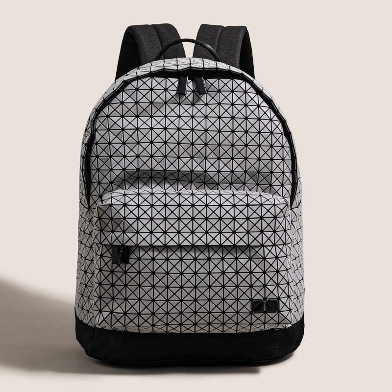 

Backpack Bags for Men and Women Student New Arrival Niche Style Quilted Large Capacity Computer Bag Travel Bag Schoolbag Ice Ash