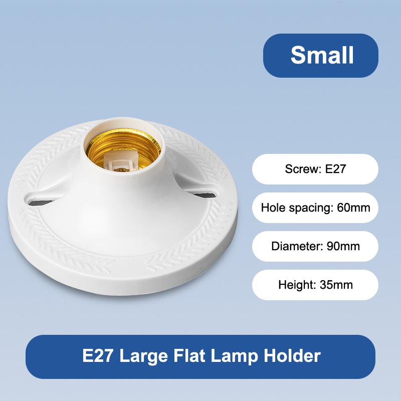

Flame Retardant E27 Lamp Holder Socket Ceiling Mounted Bakelite Porcelain BaseScrew Edison Bulb Socket For Home Project Use T3Y4