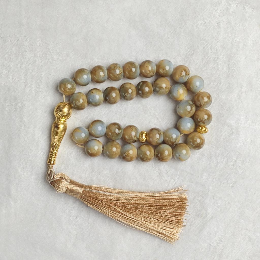 Arabic Tassel Bracelet Muslim 10mm 33 Bead Prayer Rosary Worship Prayer Ceremony Eid Ramadan Gift Colorful Handmade