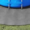 VidaXL Bâche de Piscine, Tapis de Sol Rond, Couverture de Piscine, Protection de Piscine Jardin Terrasse, Gris Clair Ø306 cm 94216