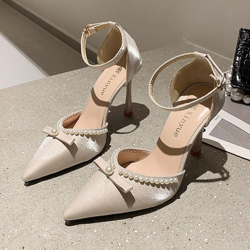 Sandals Women's Summer New Fashion Breathable High Heel Thick Heel Fashion Comfortable Square Head Cool Slippers Women's Shoes