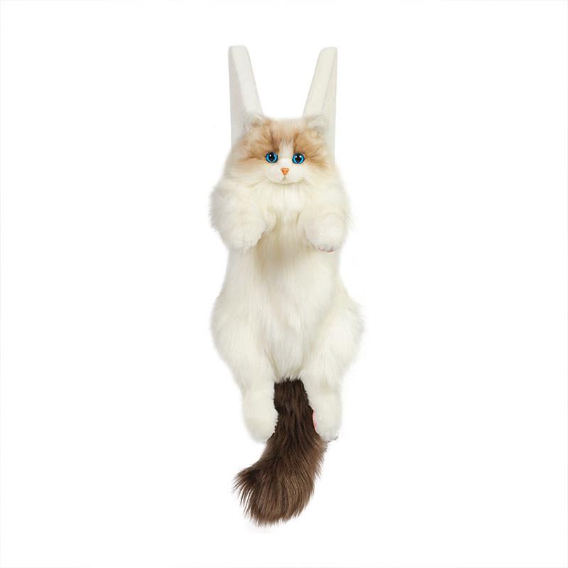 Plush Cat Backpack - Bionic Kitten Doll Toy Gift for Girls' Birthdays
