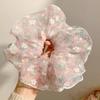 Stylish Lace Hair Scrunchies No Damage Scrunchy Hair Bands Ponytail Holders for Thick Curly and Thin Fine Hair