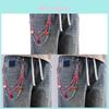Multilayer Hip Hop Waist Chain With Colorful Beads For Young Women Fashion