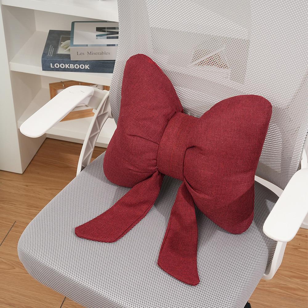 Modern Minimalist Polyester Butterfly Knot Throw Pillow For Living Room Decor