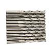 10pcs 1/8 Inch 2-Flutes Flat Nose Spiral Carbide End Mill CNC Router Bits 22mm