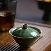 Mini 90ml Celadon Porcelain Gaiwan For Tea Solid Green Tureen With Lid Teaware Travel Kung Fu Tea Set Small Cup Bowls Chawan