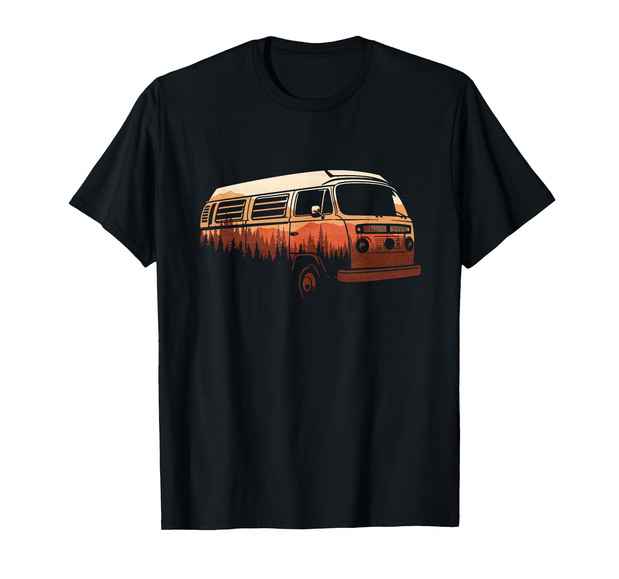 

Футболка Vans Silhouette Orange Sunset чёрный