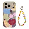 Colorful Fruit Graffiti iPhone 14/15/16/17ProMax Magnetic Stand Case for Women