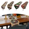 Classical Christmas Table Runner Table Cloth Christmas Tablecloth with Snowflake Pattern for Dining Decorations