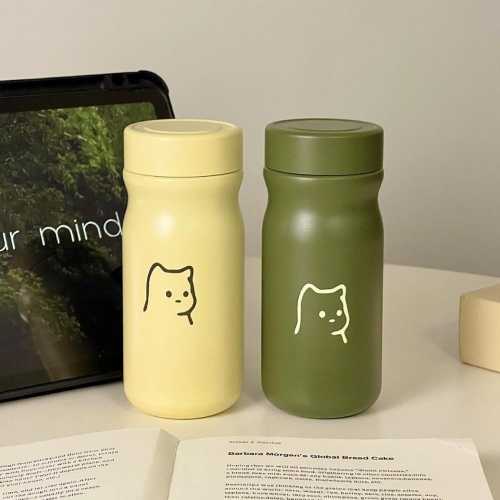 High-Capacity Cat Insulated Cup 320ml Thermal Water Bottle Thermos Vacuum Cup  Office Workers