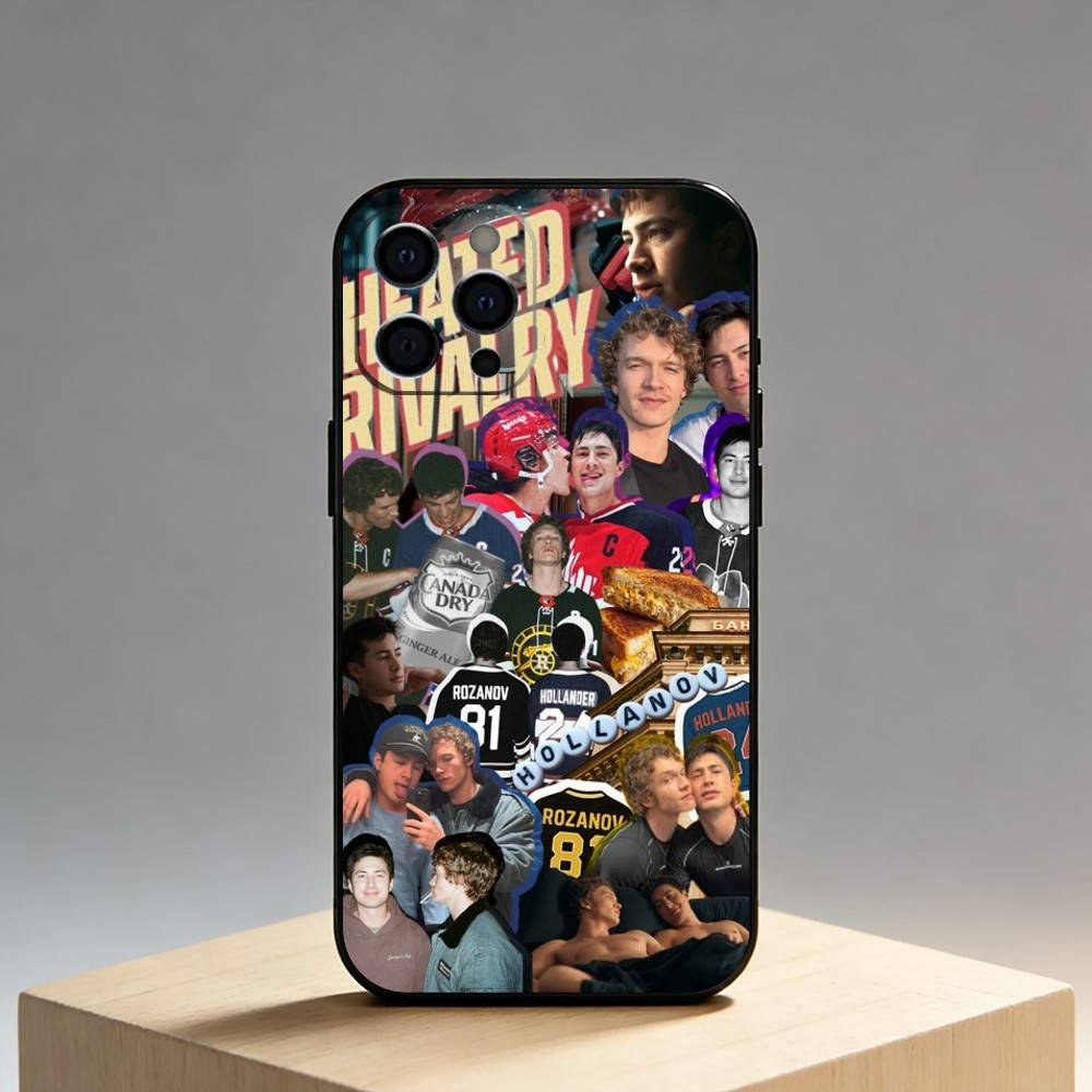 H-Heated R-Rivalry  Phone Case For iPhone17,16,15,14,13,12 Plus,Max Soft Silicone Black Cover