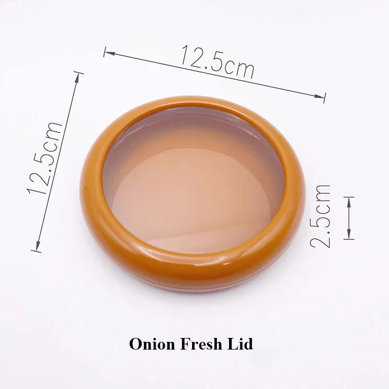 Seamless Storage Box for Fruits and Vegetables,lemon, Tomato, Avocado, Preservation, Transparent Lid, Reusable, Kitchen Utensils