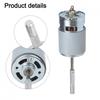 Moteur 775 à Long Axe CC 12V Moteur Électrique Moteur de Ventilateur Électrique Conception Compacte