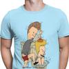 Beavis Butthead Toilet Fun TShirts Aesthetic Men Cartoon Rock Comic Punk Metal Funny Christmas Tees T Shirts Homme