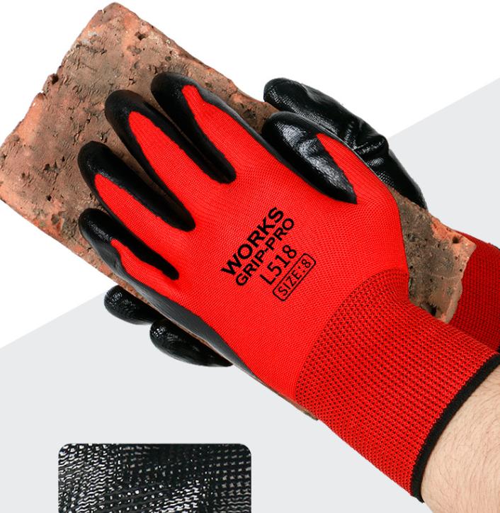Mănuși Cu Adeziv Nitrilic Pentru Lucrări în Aer Liber