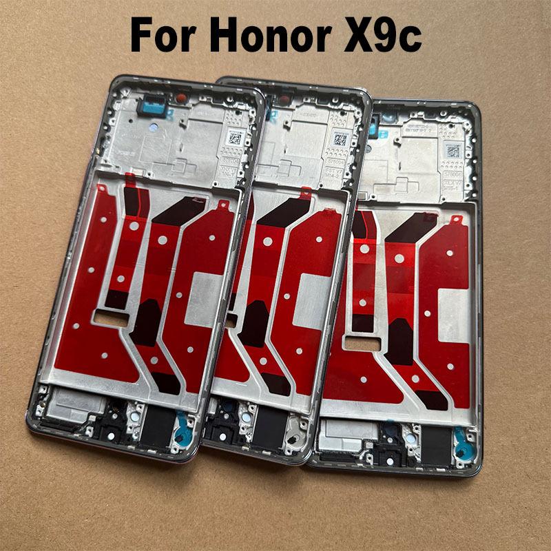 For Huawei Honor X9C 5G Middle Frame Front Bezel Housing Lcd Supporting Holder Rear Plate Chassis Replacement