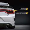 4x Car Tail Light Sticker Films Smoked Vinyl Rear PreCut Tint Overlay For Dodge Charger 2015 2016 2017 2018    2022