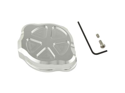 POSH FAITH Aluminium-Kühlerdeckel für Teilenummer Z900RS/CAFE (2021-2023) Silber, 132315-03