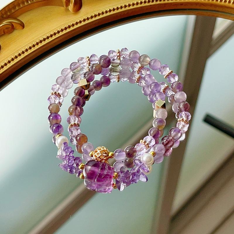 Bracelet beaded bracelet light luxury high-end women's jewelry trinkets