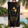 Pittsburgh Steelers Mode Strandtuch Tragbar Weich Schnelltrocknend Handtuch Für Schwimmen Camping Urlaub