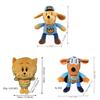 Dog Man Plush Toy Cartoon Character Soft Stuffed Animal For Kids Playtime