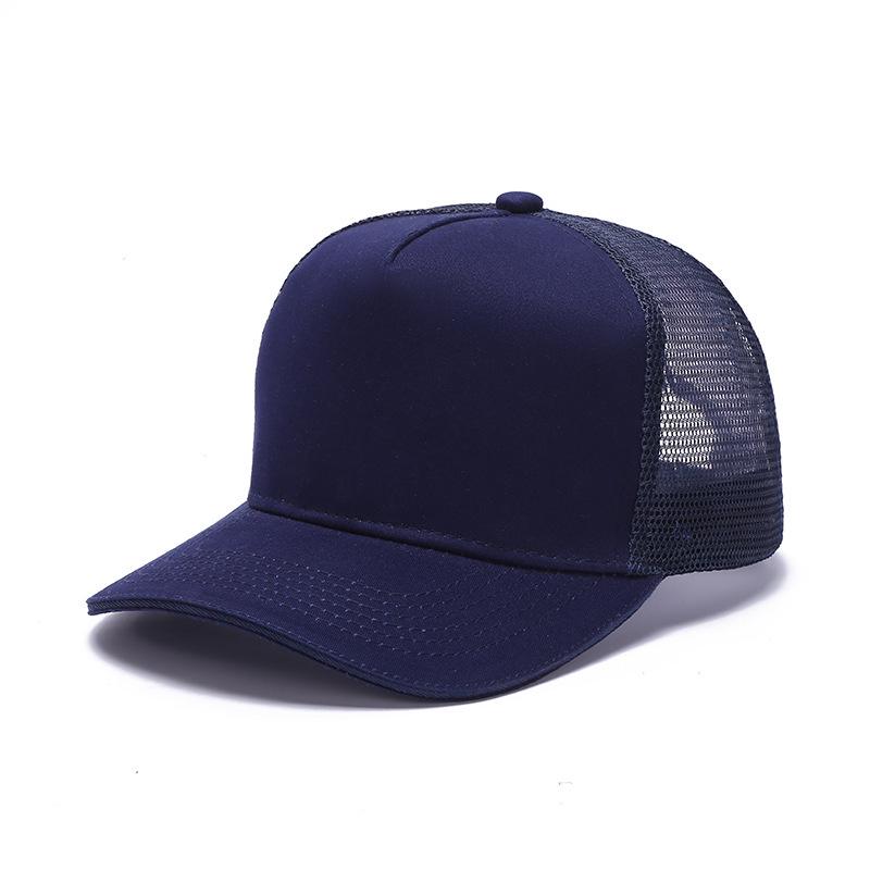 Mesh Summer Trucker Cap with Logo Embroidery - Perfect for Team Building and Baseball Events