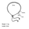 Korean Pull Adjustable Bracelets Women Dainty Rounded Beads Metal Chain Minimalist Gold Bangle Jewelry Waterproof ALN2601001610