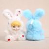Hangings Decoration Bunny Pendant Bag Charm Vinyl Doll Toy Rabbit Plush Keychain  Jewelry Gift