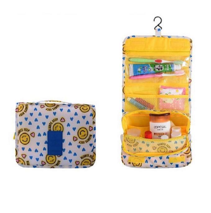 Buy Storage Bag With Hook Waterproof Toiletry Bag Hanging Women Cosmetic Bag Organizer Pouch