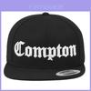 Compton Baseballkappe Für Männer Frauen Verstellbarer Sonnenhut Mit Gesticktem Buchstaben-Design Sommer Mode