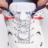 Druck-Zug-Verschluss Schnürsenkel ohne Binden Reflektierende Elastische Schnürsenkel Anti-Rutsch Ersatz für Sneaker & Freizeitschuhe 120/140/160cm Länge