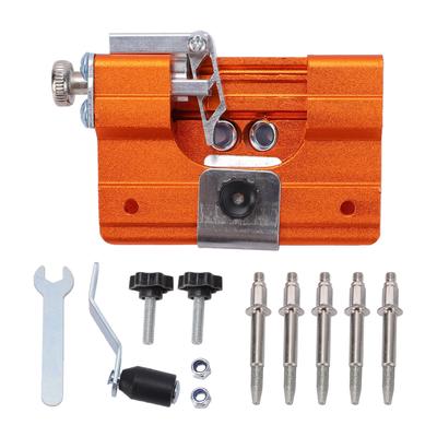 Chain Saw Sharpener Portable Handheld Chainsaw Sharpener Kit with 5 Grinding Heads Universal Compatibility