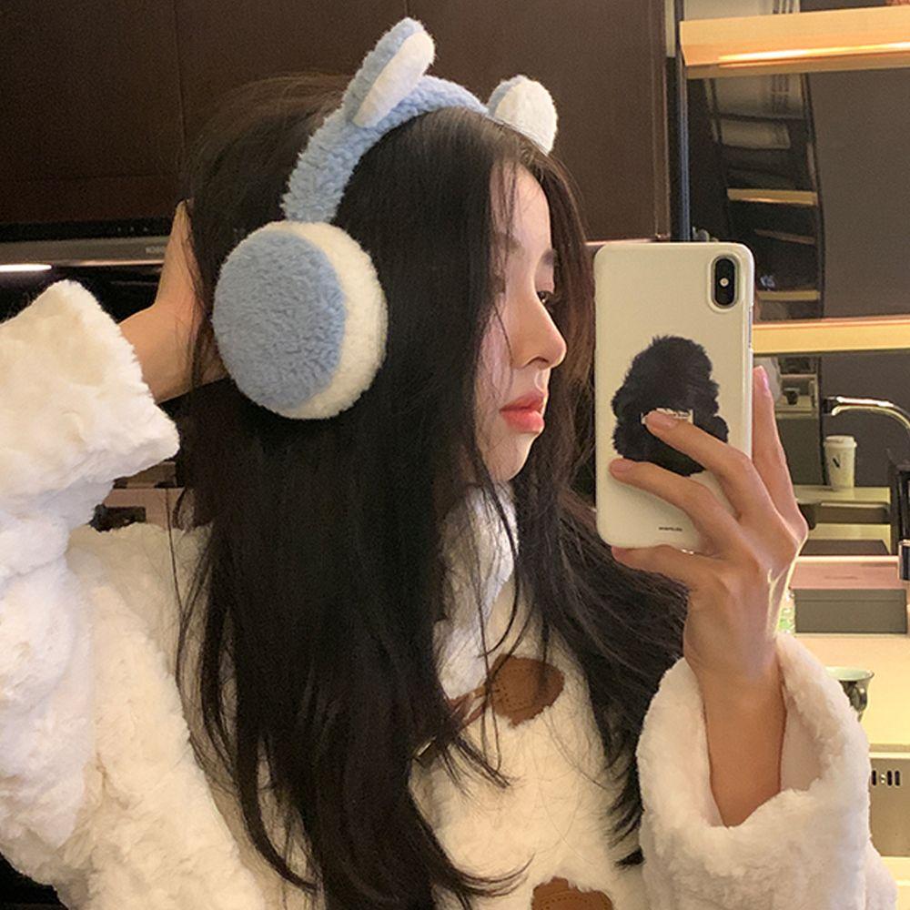 Ear For Girls Children Cat Ears Warmer Headband Winter Ear Cover Women Earmuffs Korean Plush Earlap