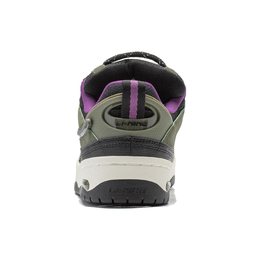Li Ning Reputation Comfortable Cushioning Abrasion Resistant Breathable Low Top Casual Shoes Men's Green AGCT329-2