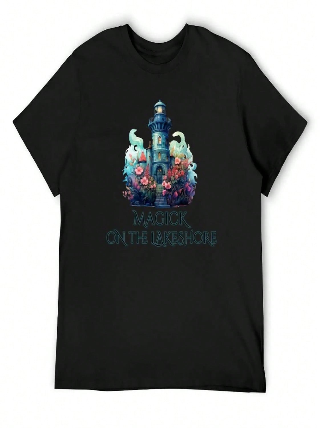 Magick On The Lakeshore 2 T-Shirt Tops Blouse Vintage unisex T Shirt S разноцветный